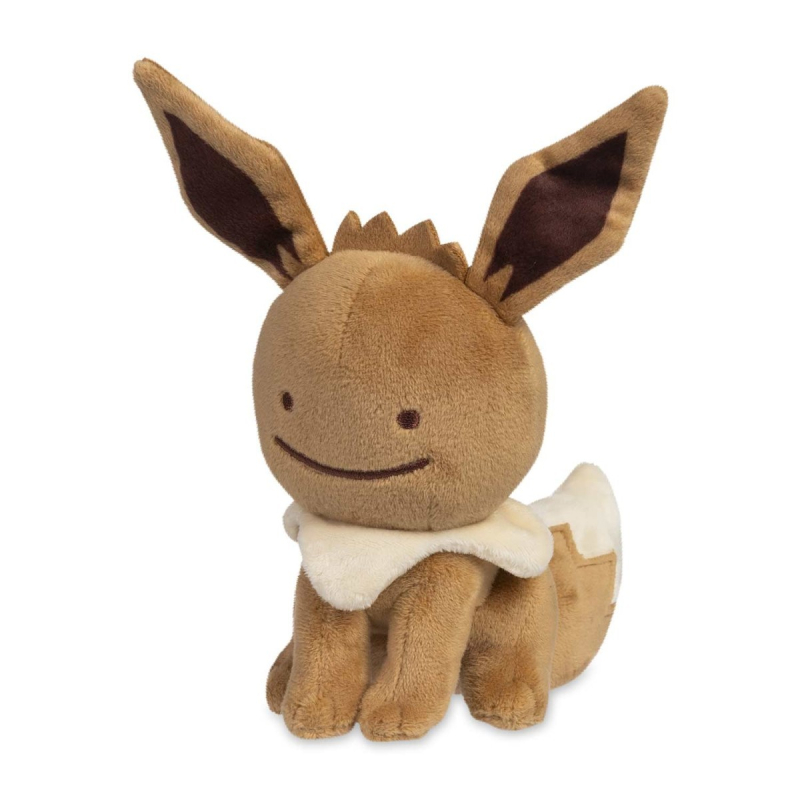 Officiële Pokemon center knuffel ditto transform Eevee +/- 18cm